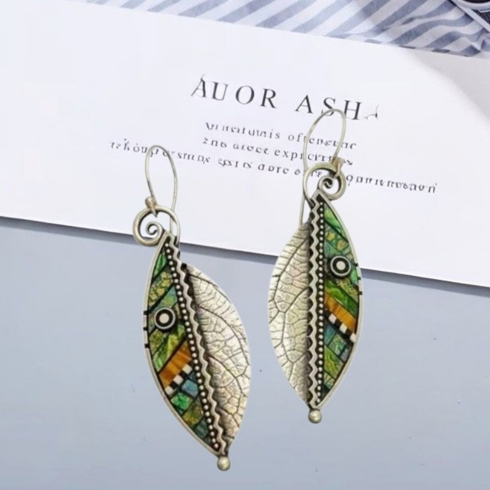 Boho Leaf Earrings